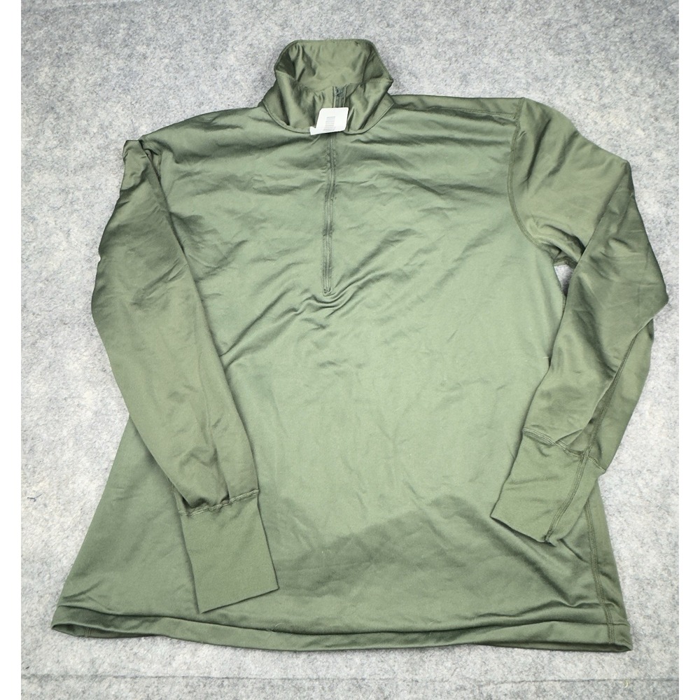 J7 NWT US Military L Sleeping Shirt Green Heat Retentive SPO100 8415-00-890-210